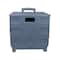 Everything Mary Blue Plastic Collapsible Cart Organizer
